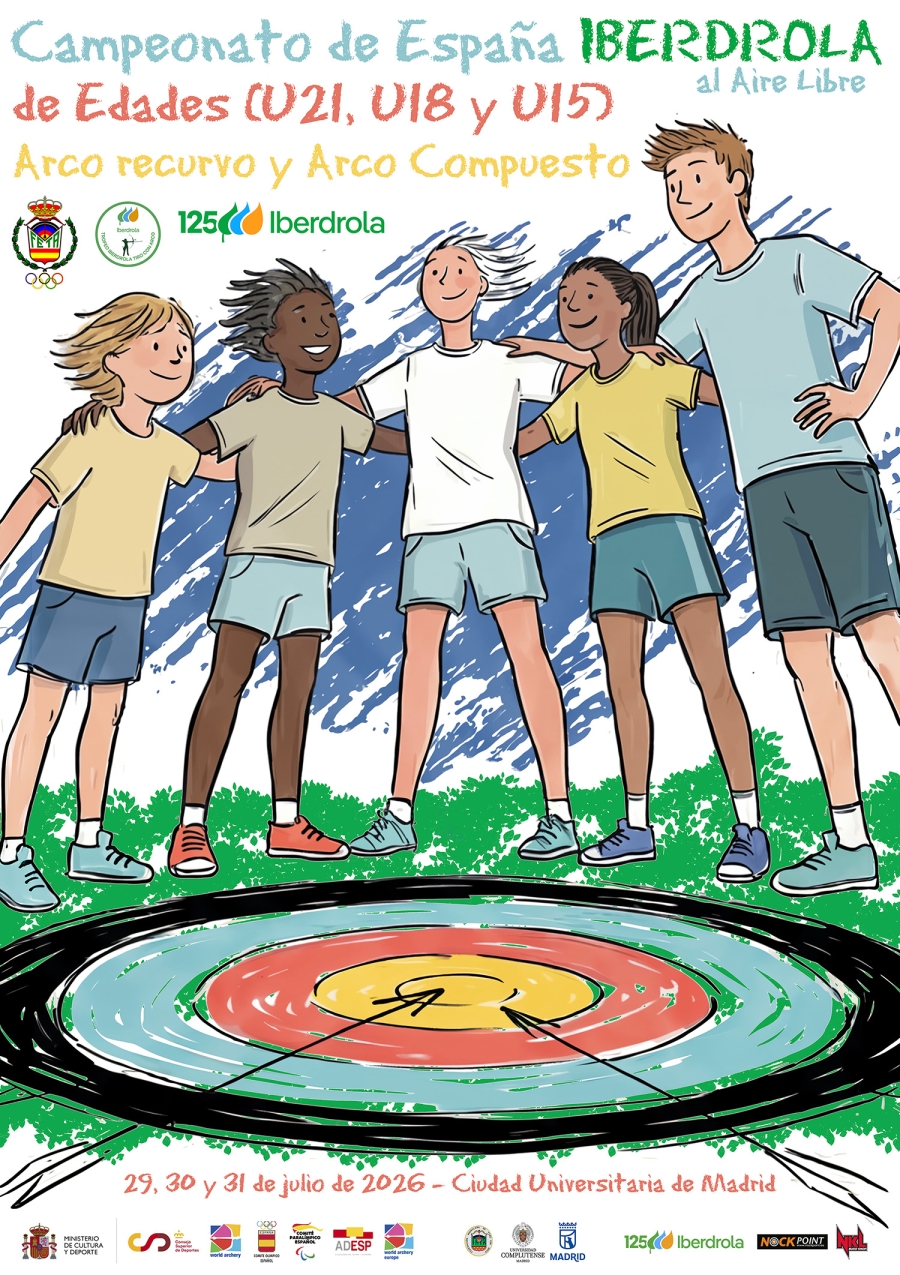 Campeonato de España Iberdrola de Arco Recurvo y Arco Compuesto U21, U18 y U15 al Aire Libre 2026